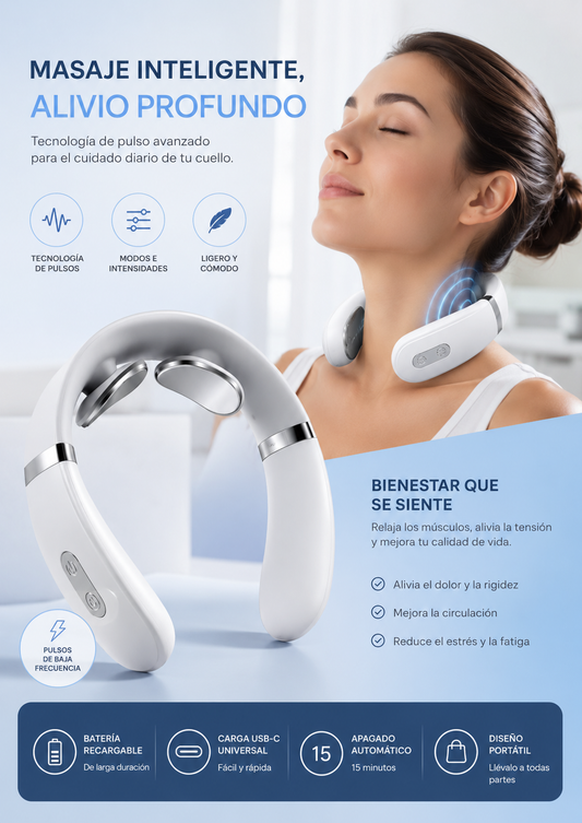 Masajeador EMS Inteligente Cervitrax